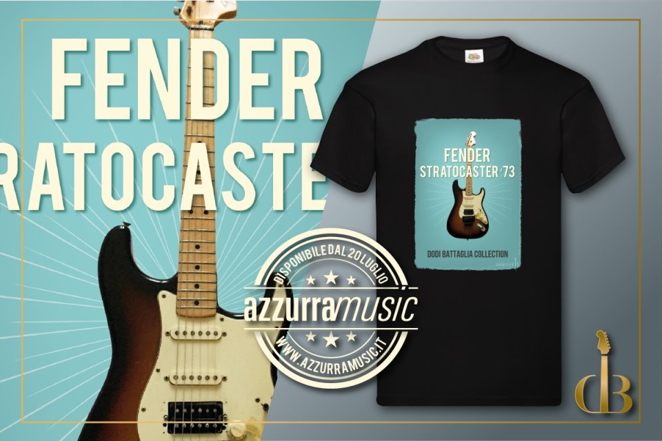 T-shirt Fender Stratocaster 1973