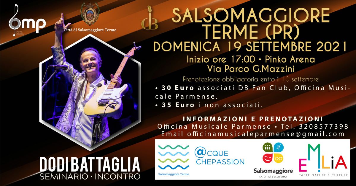 Seminario - Incontro con Dodi Battaglia - Salsomaggiore Terme 19.09.2021