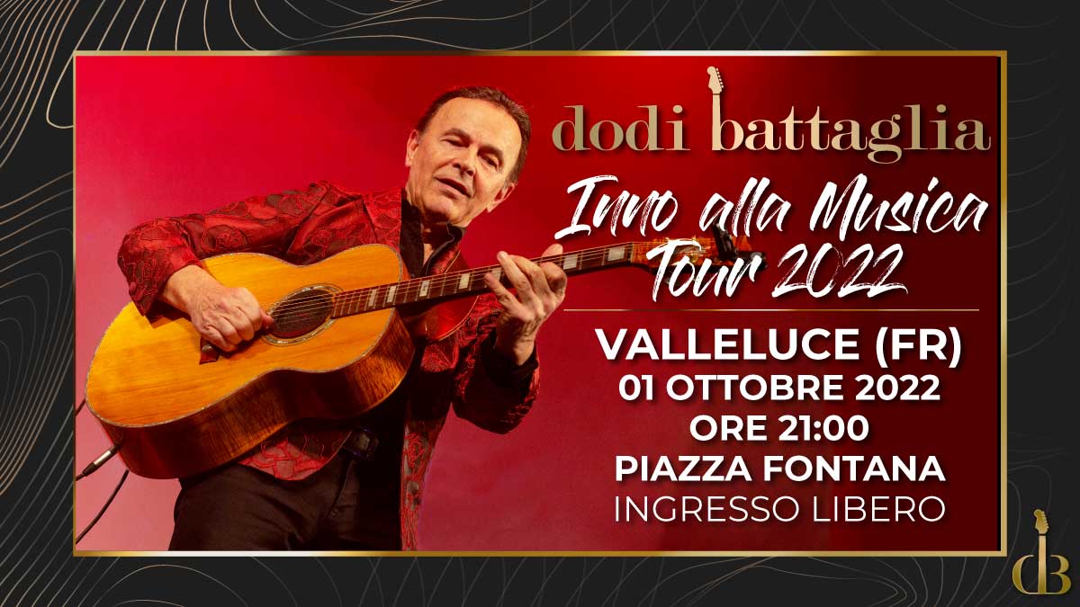 Dodi Battaglia in Concerto - Valleluce FR