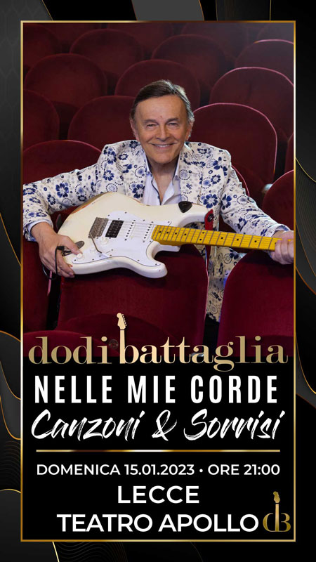 Dodi Battaglia - Nelle Mie Corde - Lecce 15.01.2023
