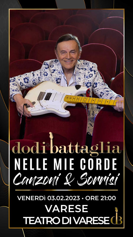 Dodi Battaglia - Nelle Mie Corde - Varese 03.02.2023