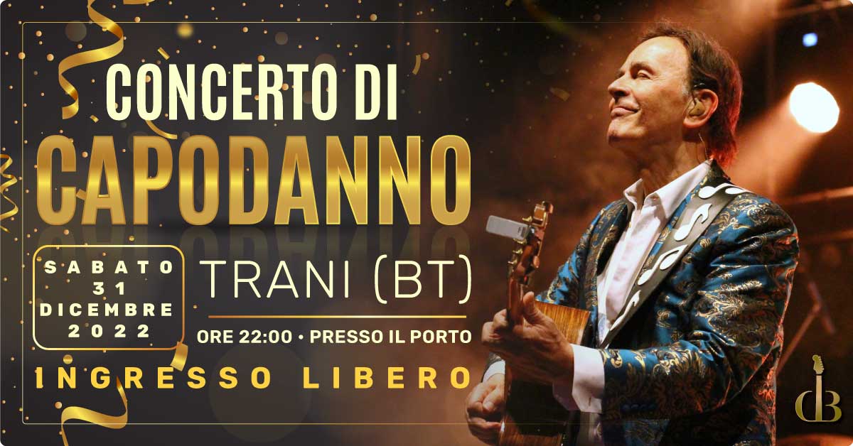 Dodi Battaglia - Concerto di Capodanno - Trani (BT) 31.12.2022